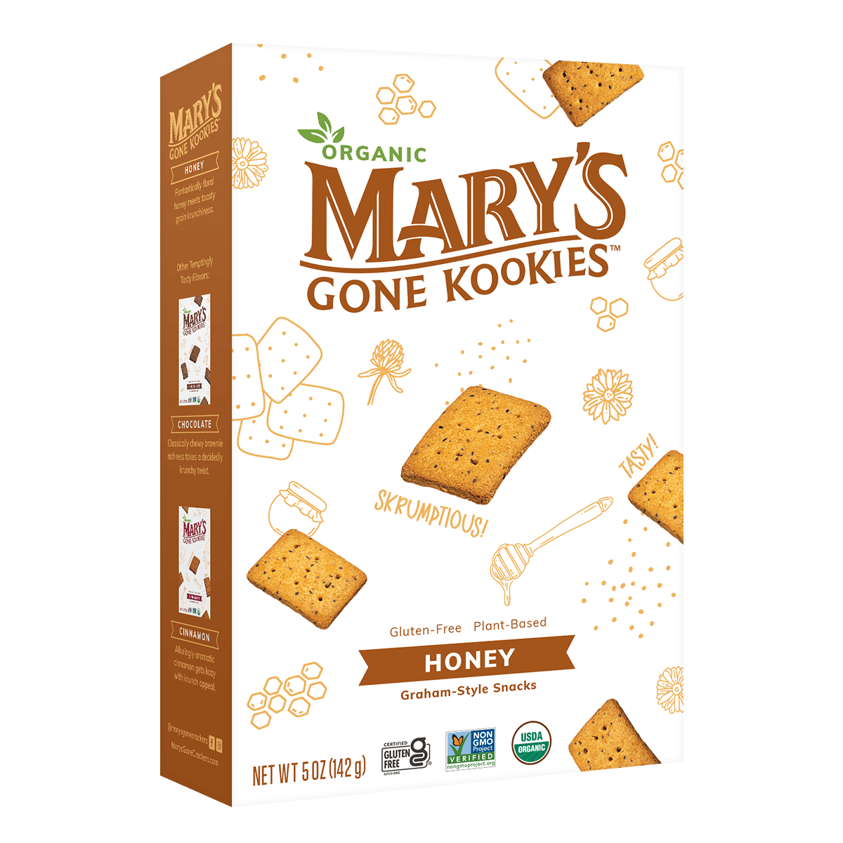 Mary's Gone Crackers Kookies Honey
