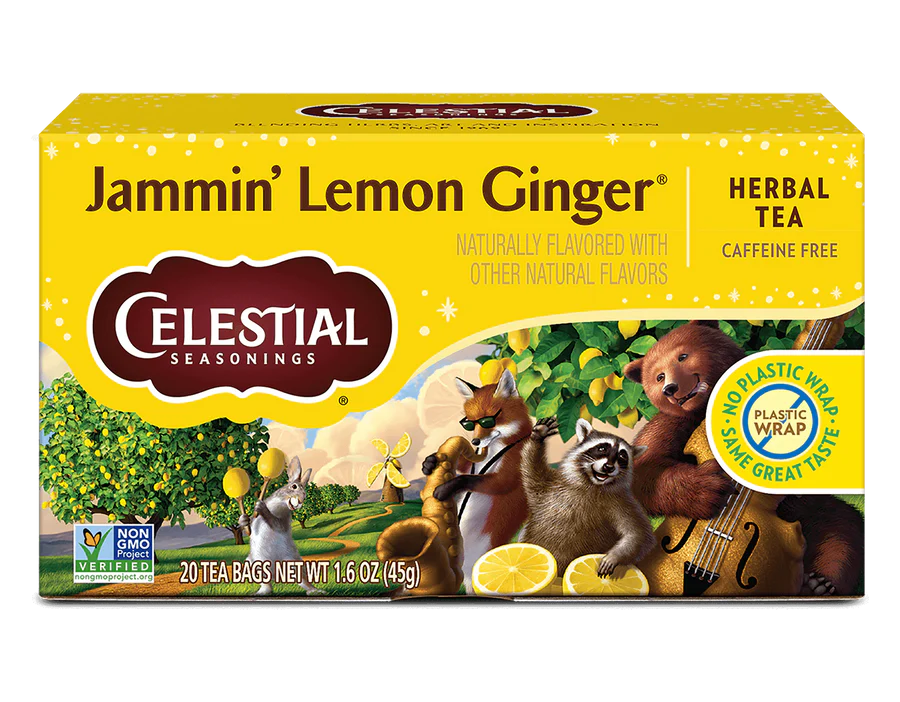 Celestial Seasonings Jammin' Lemon Ginger Herbal Tea