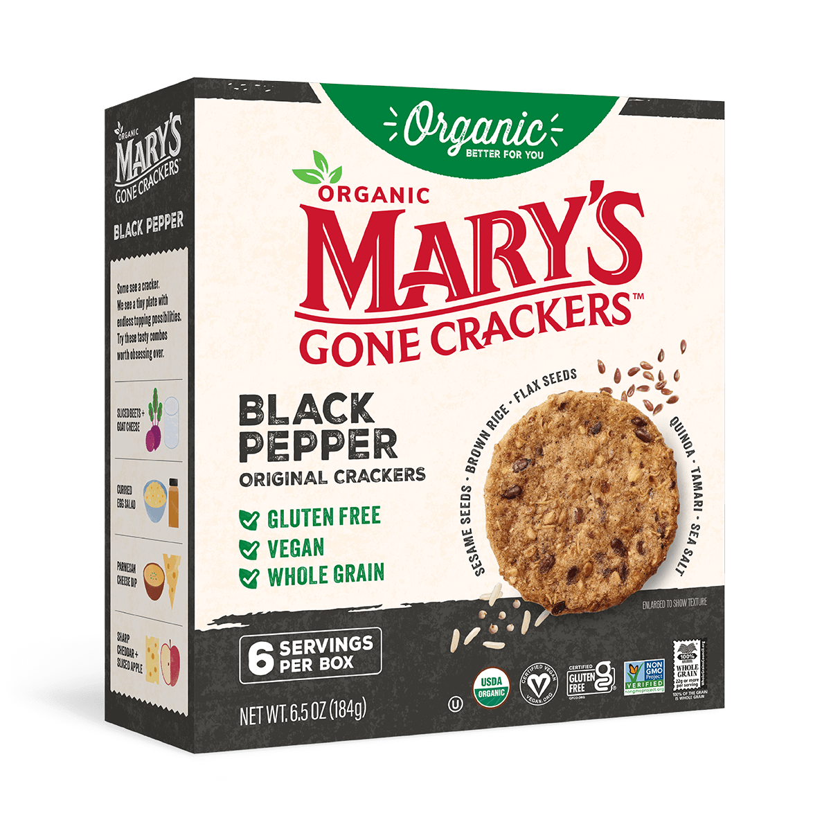 Mary's Gone Crackers Black Pepper Crackers