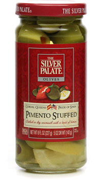 The Silver Palate Pimento Stuffed Olives in Vermouth with Lemon Peel