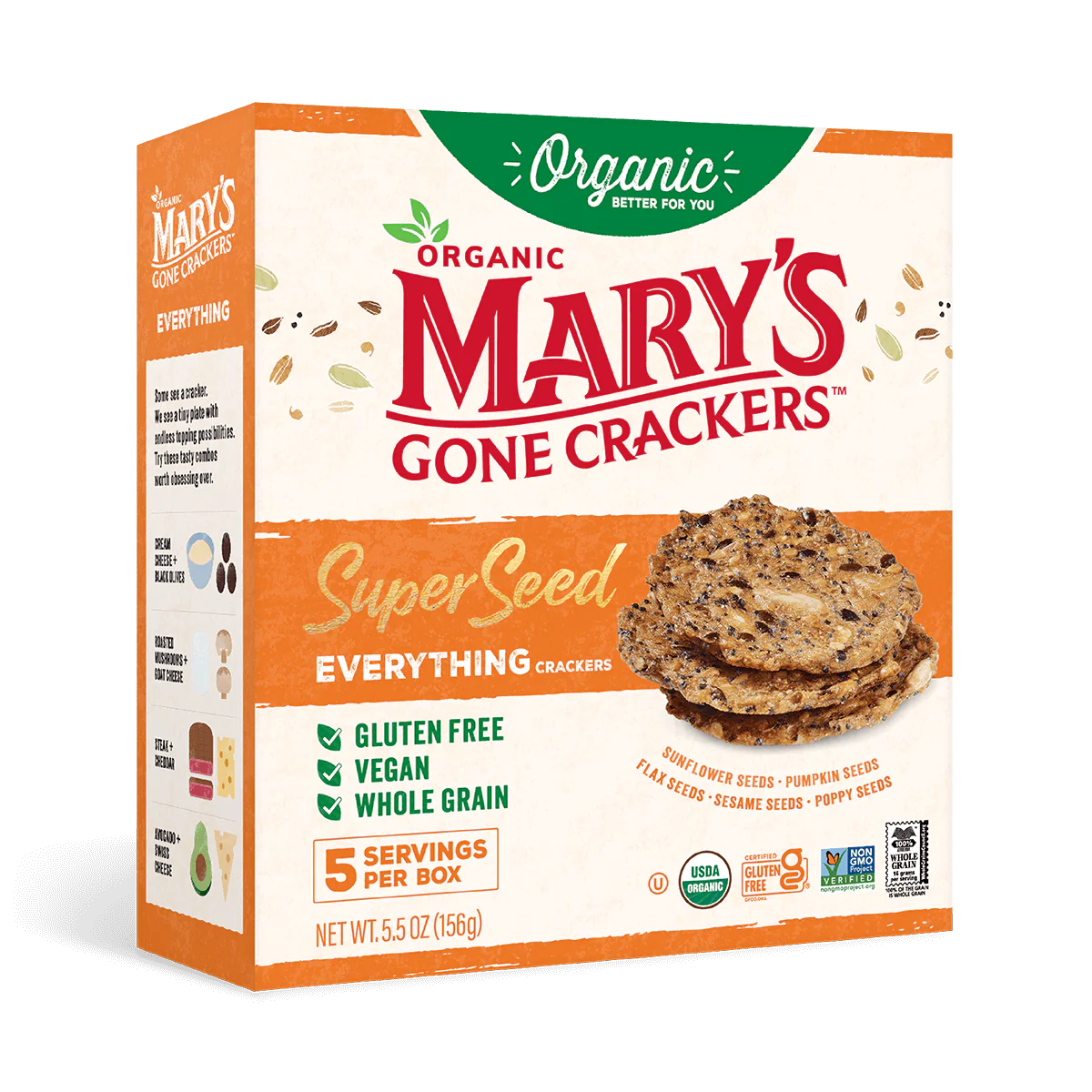 Mary's Gone Crackers Super Seed Everything