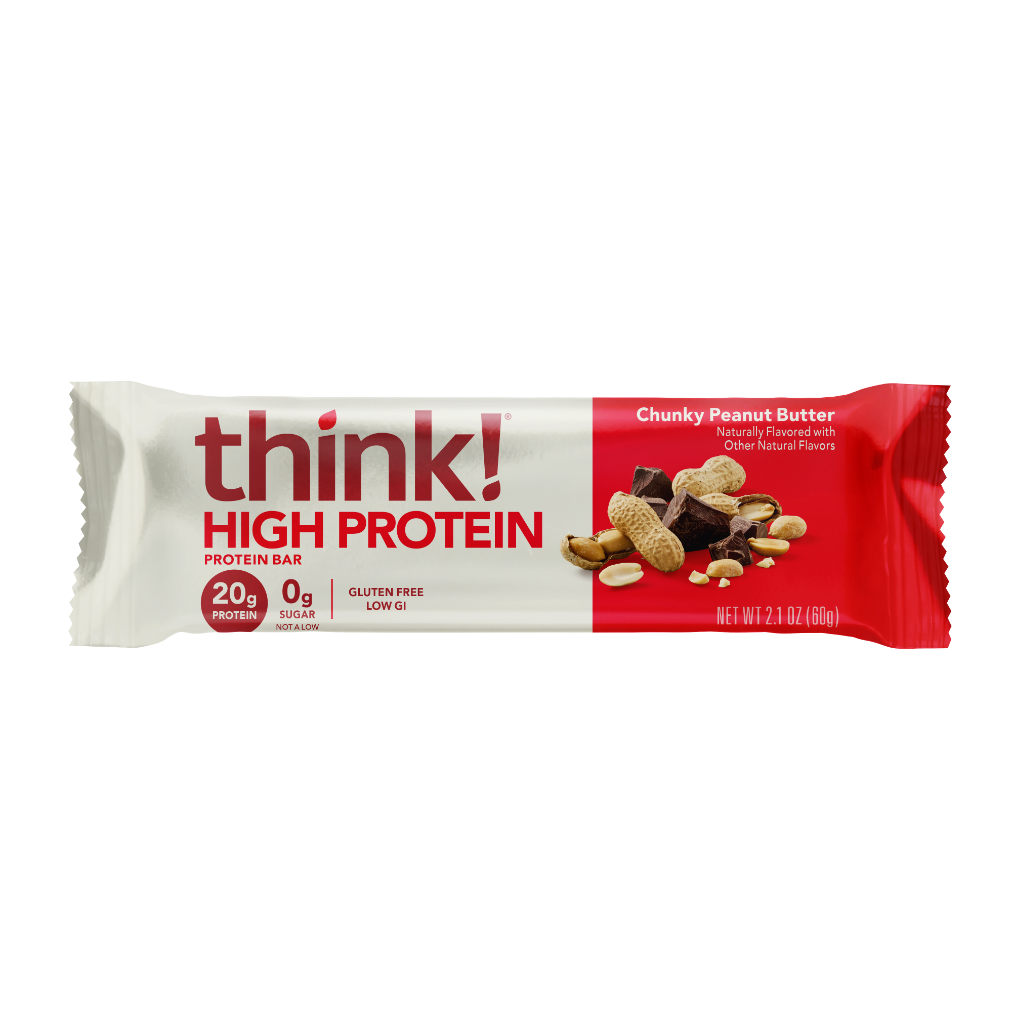 think!® High Protein Bar, Chunky Peanut Butter