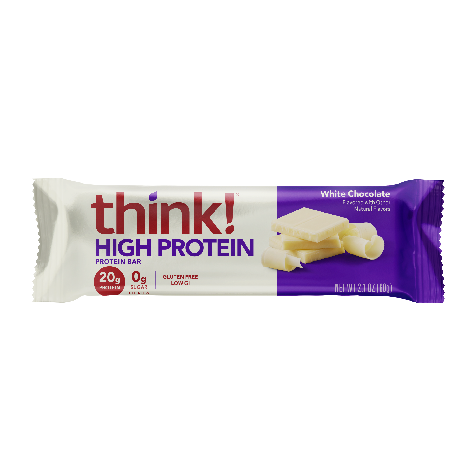 think!® High Protein Bar, White Chocolate